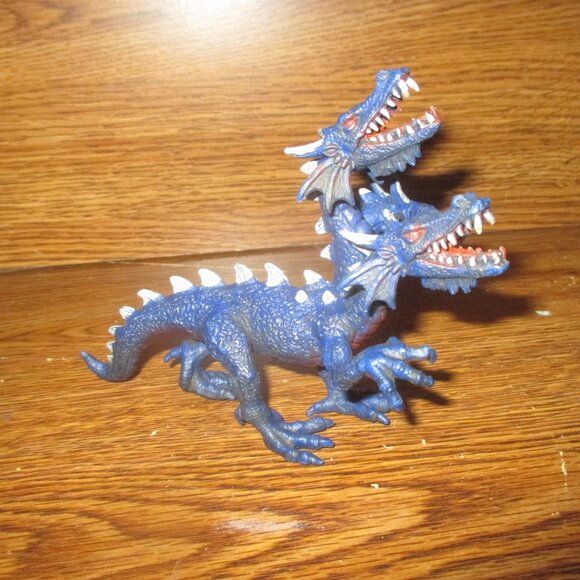 Lot of 4 Dragons/ Hydras Solid PVC Plastic Action Figure 6.5" 2243-P1/2/4/6 - Picture 8 of 16